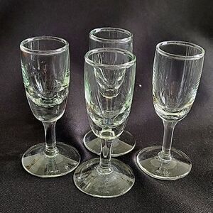Vintage Mini Shot/Cordial Glasses Set of 4